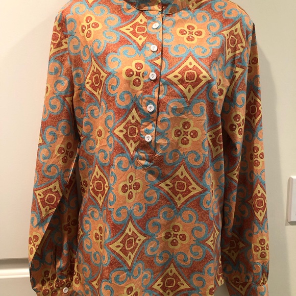 NWOT paisley satin feel size XL - Picture 4 of 7